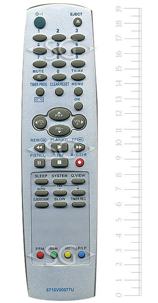 ����� �������������� ���������� ��� LG 6710V00077U          tv/vcr